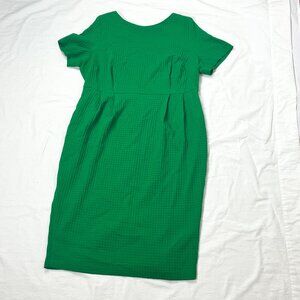 ASOS Size 18 Kelly Green Sleeveless Shift Dress With Pockets Form Fitting EUC